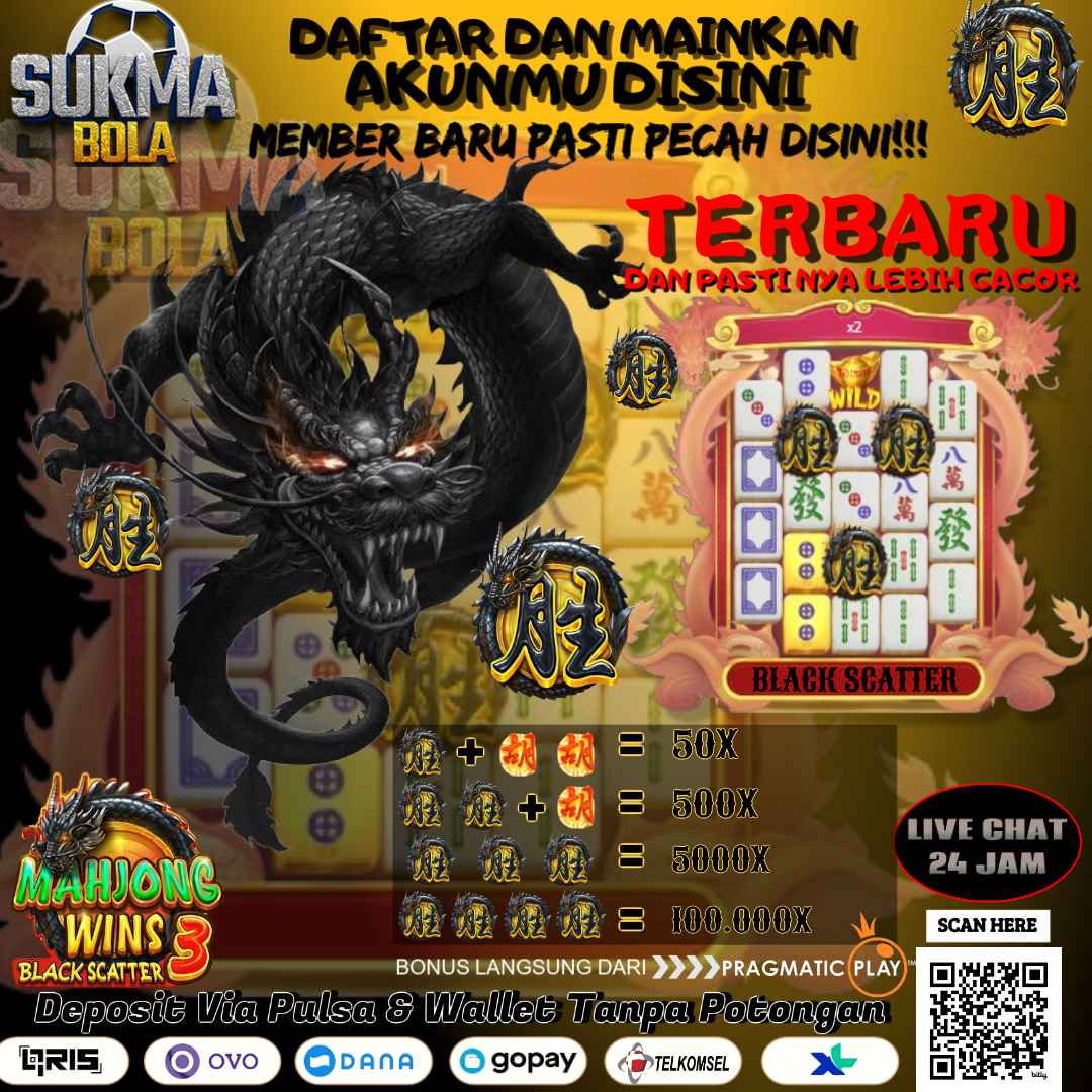 SUKMABOLA : Link Slot Mahjong Scater Hitam Auto Maxwin Sukmabola